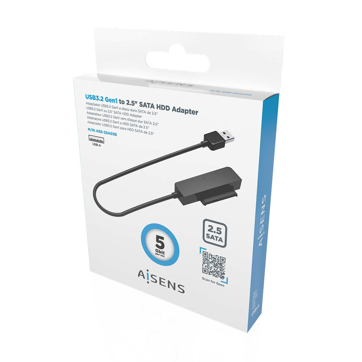 SATA Adapteris Aisens ASE-25A03B